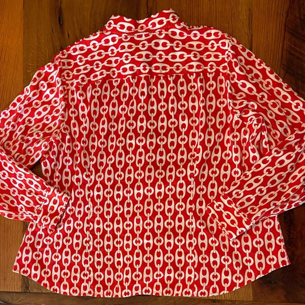 Jones New York Signature Woman Set of TWO Long Sleeved Button Up Blouses, Sz 2X - Picture 5 of 10